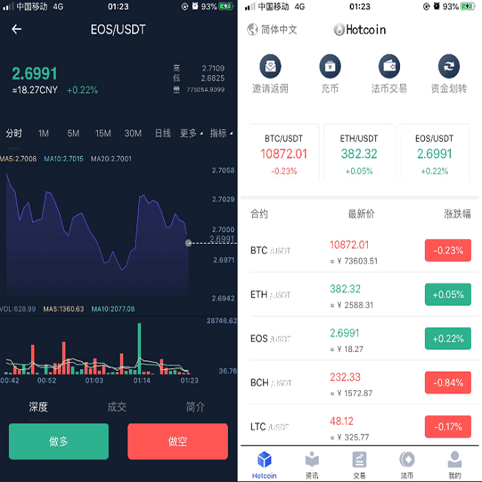 原生APP高仿火币合约交易所完整USDT源码,安卓,IOS端源码-YooTao