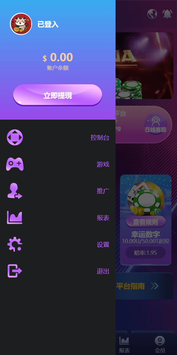 新版UI多语言usdt/trx双模式哈希竞彩/usdt兑换/区块链哈希值游戏/前端html版